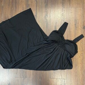 Loved‎ black maternity maxi dress SZ LG